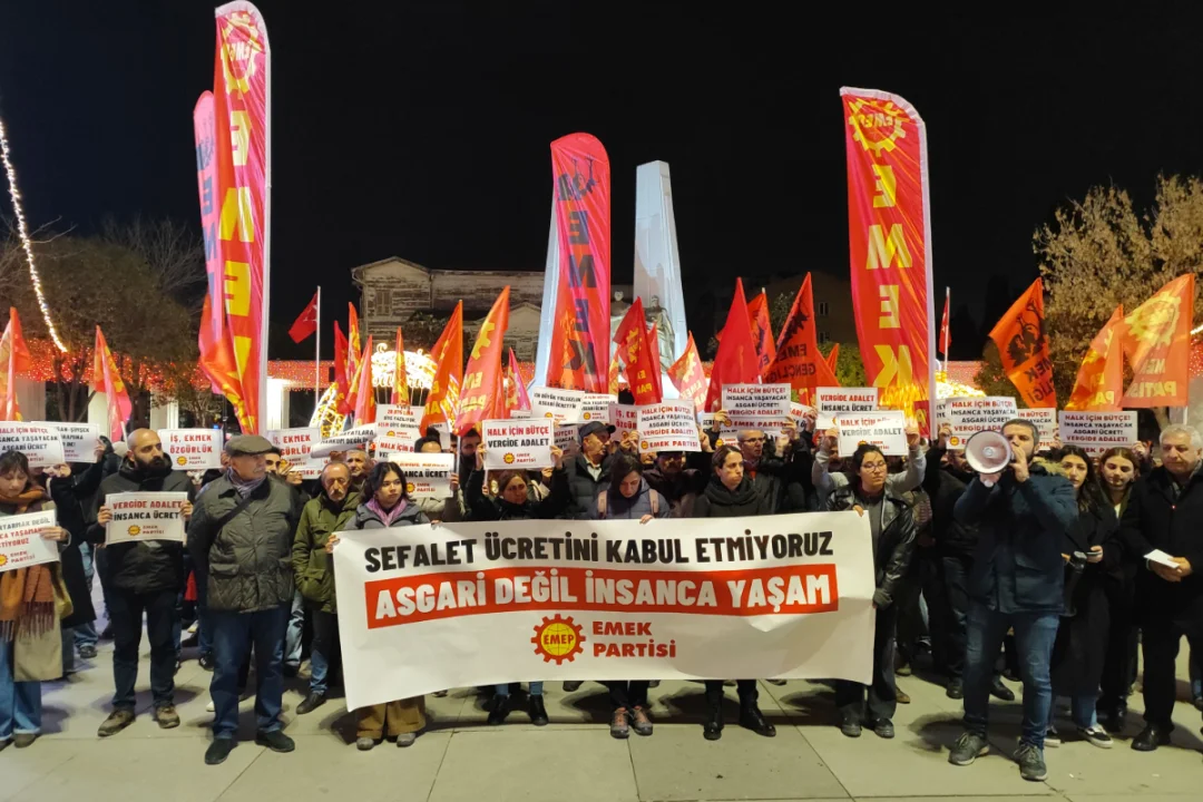 Saray rejimine karşı ekmek, barış ve özgürlük için birleşelim!