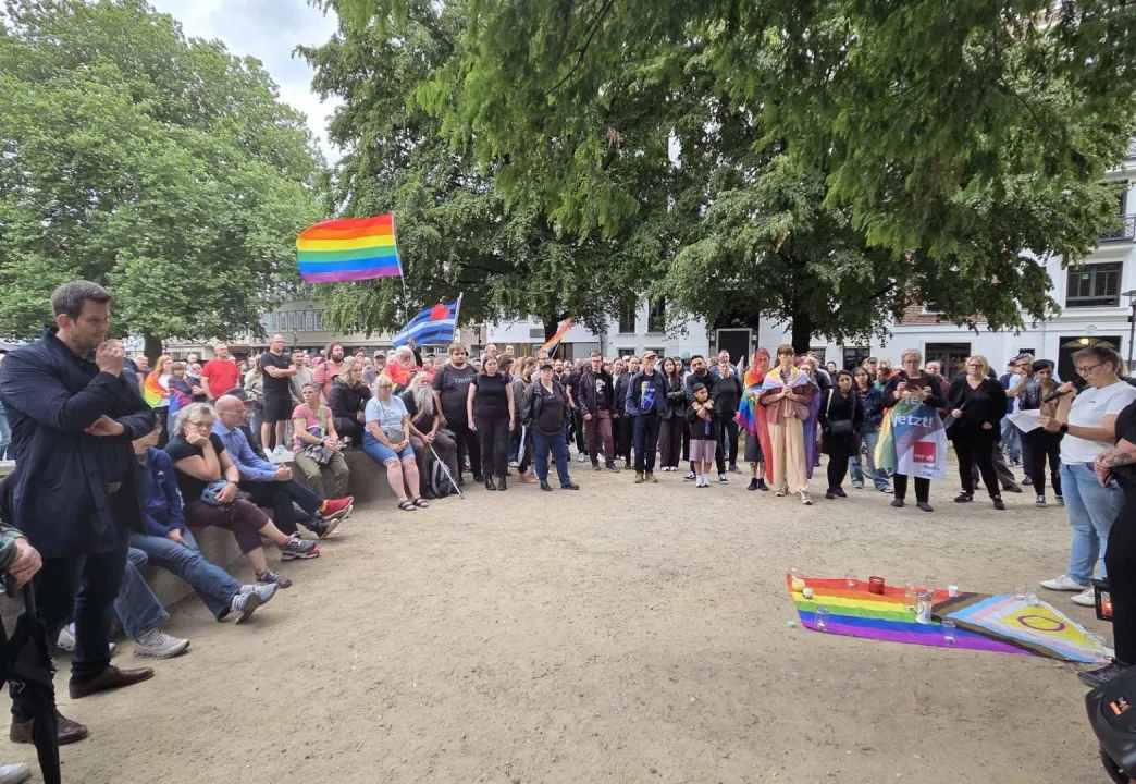 Berlin saldırısı Bielefeld’de de protesto edildi...